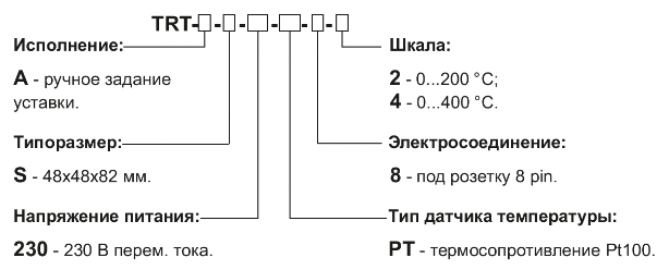 Термоконтроллер INNOCONT серии TRT-A-S-230-PT-8